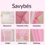 Woopie XXL palapinė su grindimis namams ir sodui - Image 4