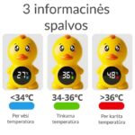 Woopie Baby vandens termometras ančiukas - Image 3