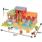 Woopie Green Mega ferma – ūkininko žaidimų rinkinys iš medžio - Image 15