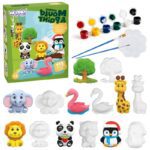 Woopie DIY gyvūnėlių dažymo rinkinys: pasigaminkite gipso figūrėles ir jas nudažykite