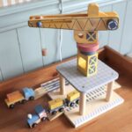 Tooky Toy magnetinis medinis uosto krano rinkinys - Image 4