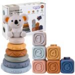 Woopie Baby 2 edukacinės piramidės-kramtukai