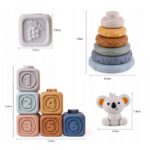 Woopie Baby 2 edukacinės piramidės-kramtukai - Image 5