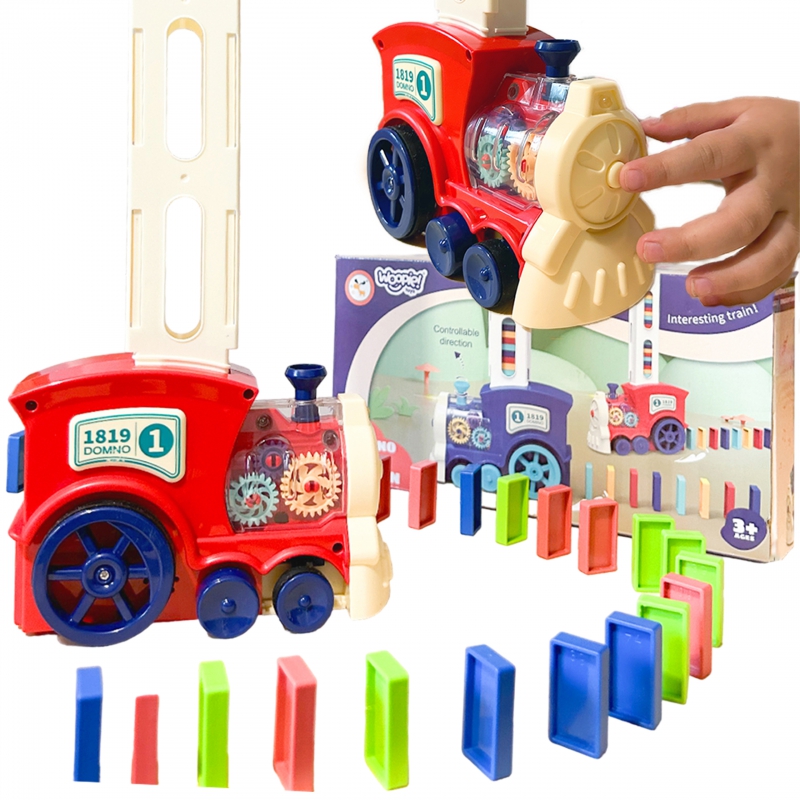 woopie-elektryczna-ciuchcia-lokomotywa-do-klockow-domino Woopie domino statantis traukinukas - Image 1