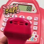 Woopie rožinis kasos aparatas su prekių lentyna - Image 3