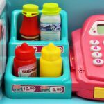 Woopie rožinis kasos aparatas su prekių lentyna - Image 4