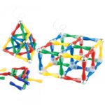 Woopie 3D magnetinis XXL konstruktorius 128 elementų - Image 2