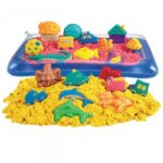 Woopie 4 spalvų kinetinis smėlis su priedais ir krepšeliu 0.8kg - Image 8