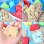 Woopie 4 spalvų kinetinis smėlis su priedais ir krepšeliu 0.8kg - Image 7