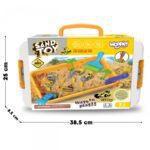 Woopie kinetinis smėlis su priedais 1.5kg - statybų aikštelė - Image 3